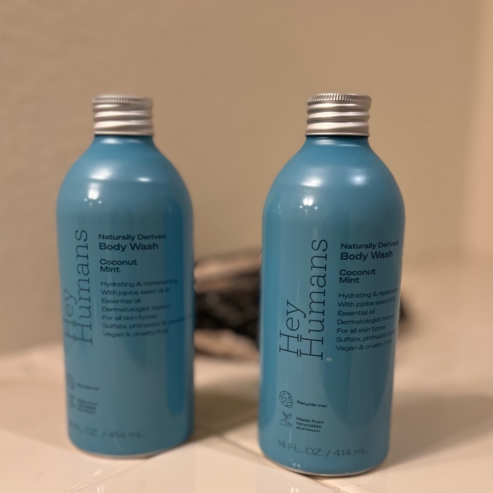 Hey Humans coconut mint body wash NEW